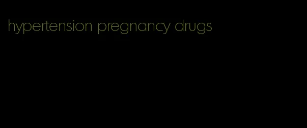 hypertension pregnancy drugs