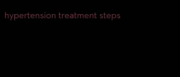 hypertension treatment steps