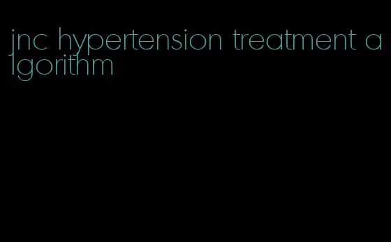 jnc hypertension treatment algorithm
