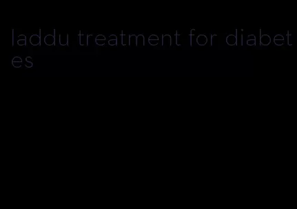laddu treatment for diabetes