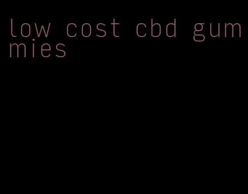 low cost cbd gummies