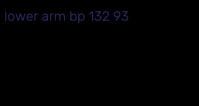 lower arm bp 132 93