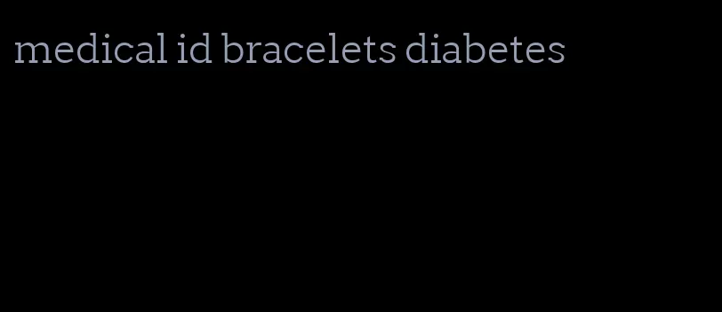 medical id bracelets diabetes