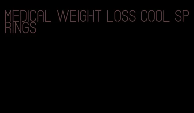 medical weight loss cool springs
