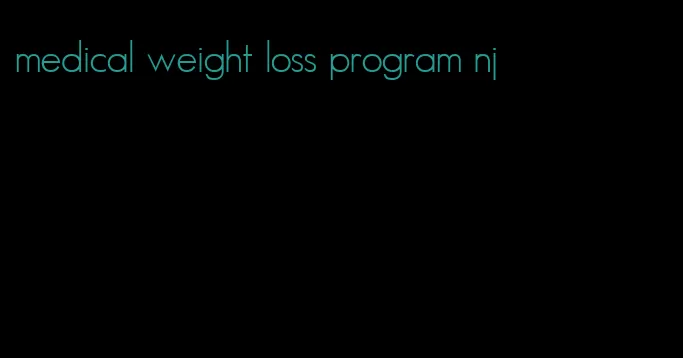medical weight loss program nj