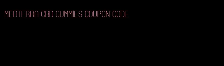 medterra cbd gummies coupon code