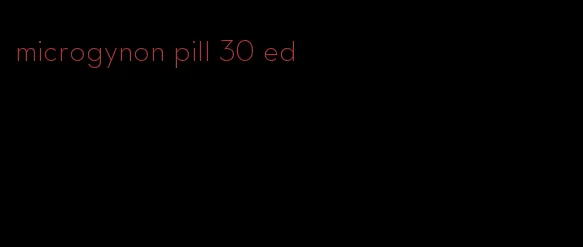 microgynon pill 30 ed