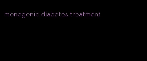 monogenic diabetes treatment