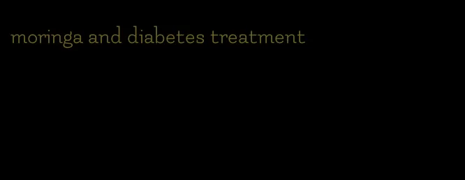 moringa and diabetes treatment