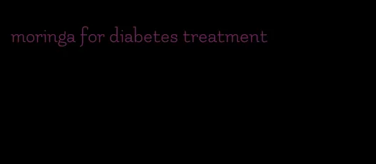 moringa for diabetes treatment
