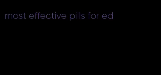 most effective pills for ed