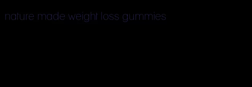 nature made weight loss gummies