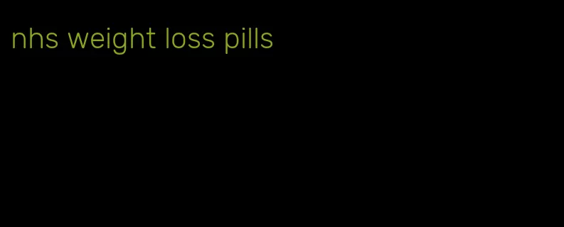 nhs weight loss pills