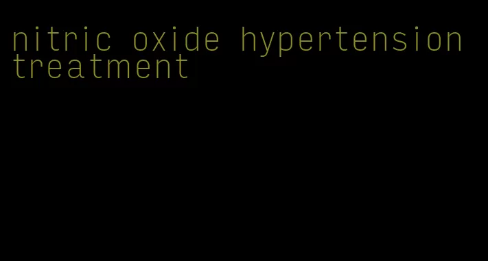 nitric oxide hypertension treatment