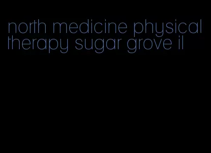 north medicine physical therapy sugar grove il