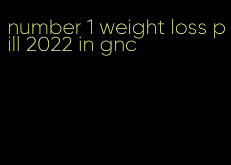 number 1 weight loss pill 2022 in gnc