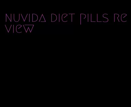 nuvida diet pills review