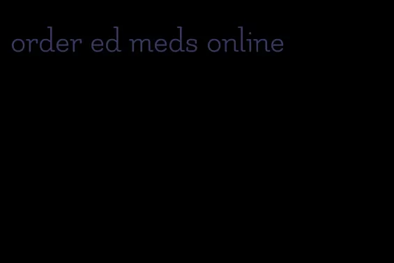 order ed meds online