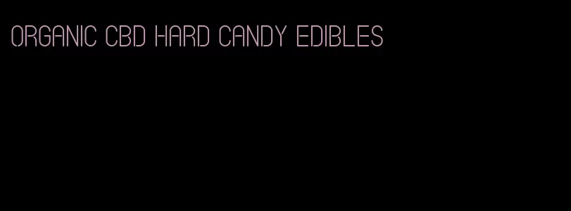 organic cbd hard candy edibles