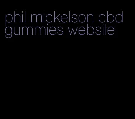 phil mickelson cbd gummies website