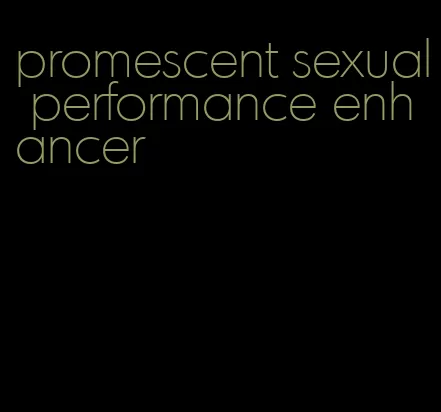 promescent sexual performance enhancer