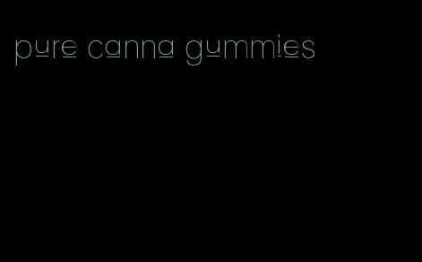 pure canna gummies