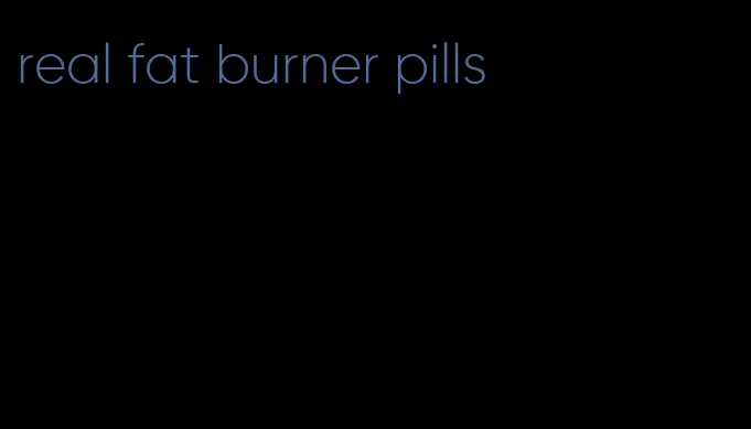 real fat burner pills