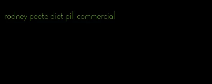 rodney peete diet pill commercial