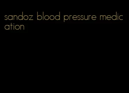 sandoz blood pressure medication