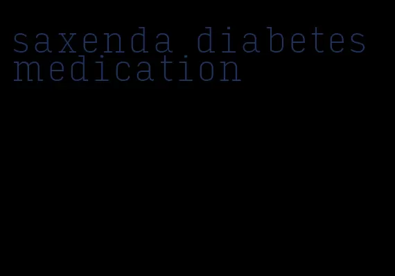 saxenda diabetes medication