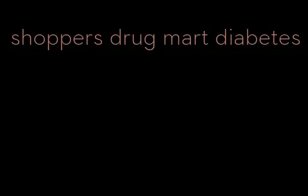 shoppers drug mart diabetes