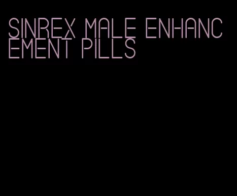sinrex male enhancement pills
