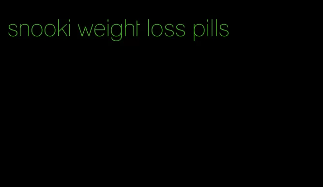 snooki weight loss pills