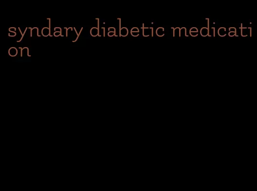 syndary diabetic medication