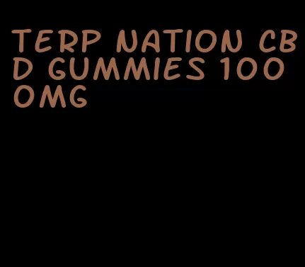terp nation cbd gummies 1000mg