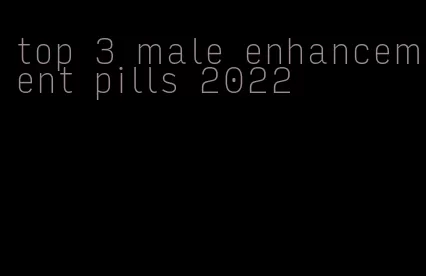 top 3 male enhancement pills 2022