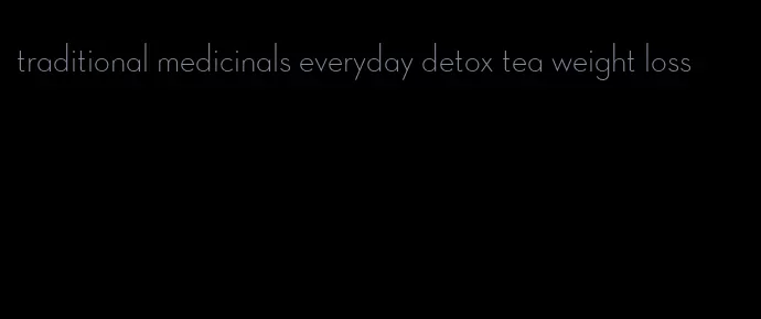traditional medicinals everyday detox tea weight loss