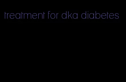 treatment for dka diabetes