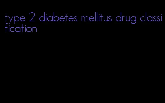 type 2 diabetes mellitus drug classification