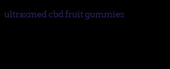 ultraxmed cbd fruit gummies
