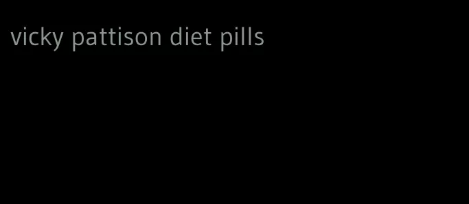 vicky pattison diet pills