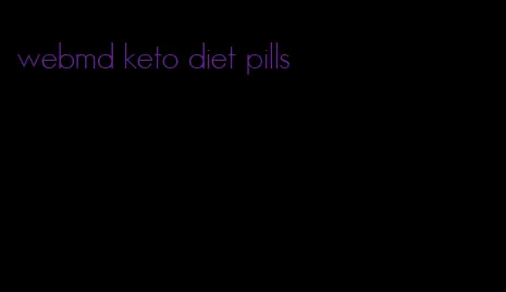 webmd keto diet pills