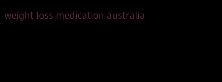weight loss medication australia