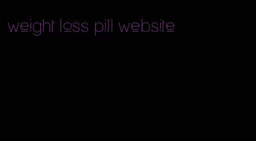weight loss pill website