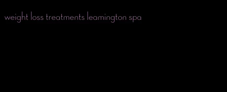 weight loss treatments leamington spa