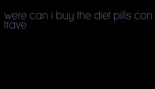 were can i buy the diet pills contrave