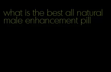 what is the best all natural male enhancement pill