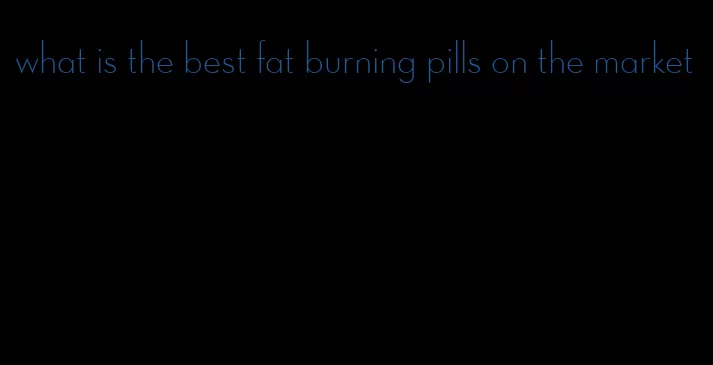 what is the best fat burning pills on the market