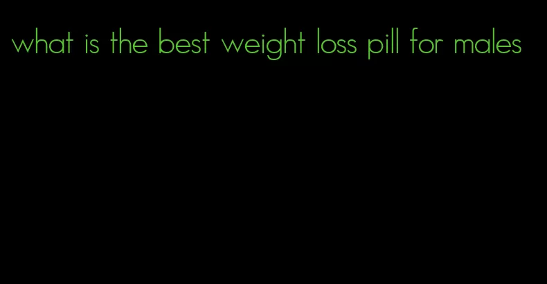 what is the best weight loss pill for males