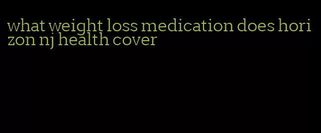 what weight loss medication does horizon nj health cover